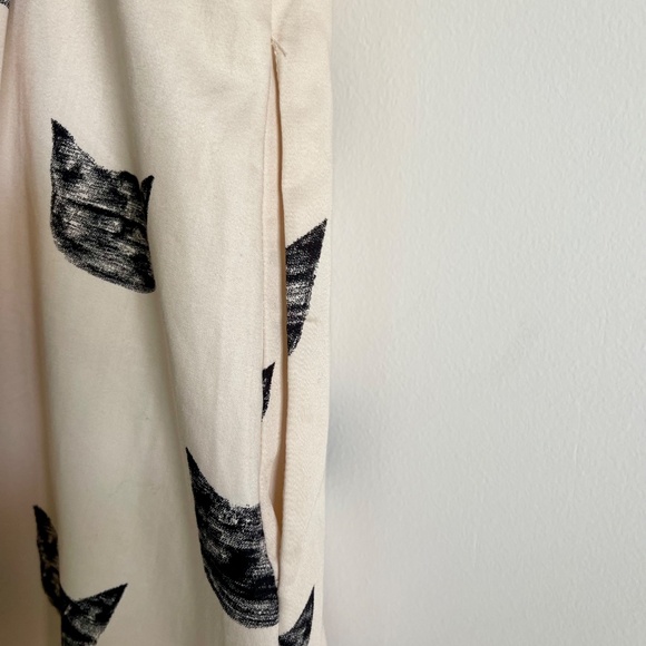 NWOT Leah Reena Goren x Anthropologie Feline Karma Cat Dress ~ Size 10 - Picture 9 of 11